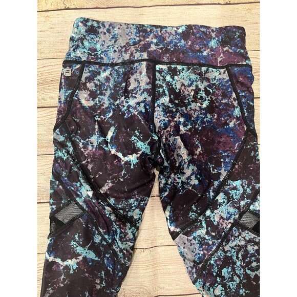 Fabletics Women's Blue/Multicolor Alessia Capri Pant's with mesh Size XS - Picture 5 of 6
